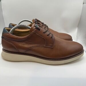 Florsheim 10M Oxford Shoes Mens Brown Leather Comfortech Flexsole 14401-229